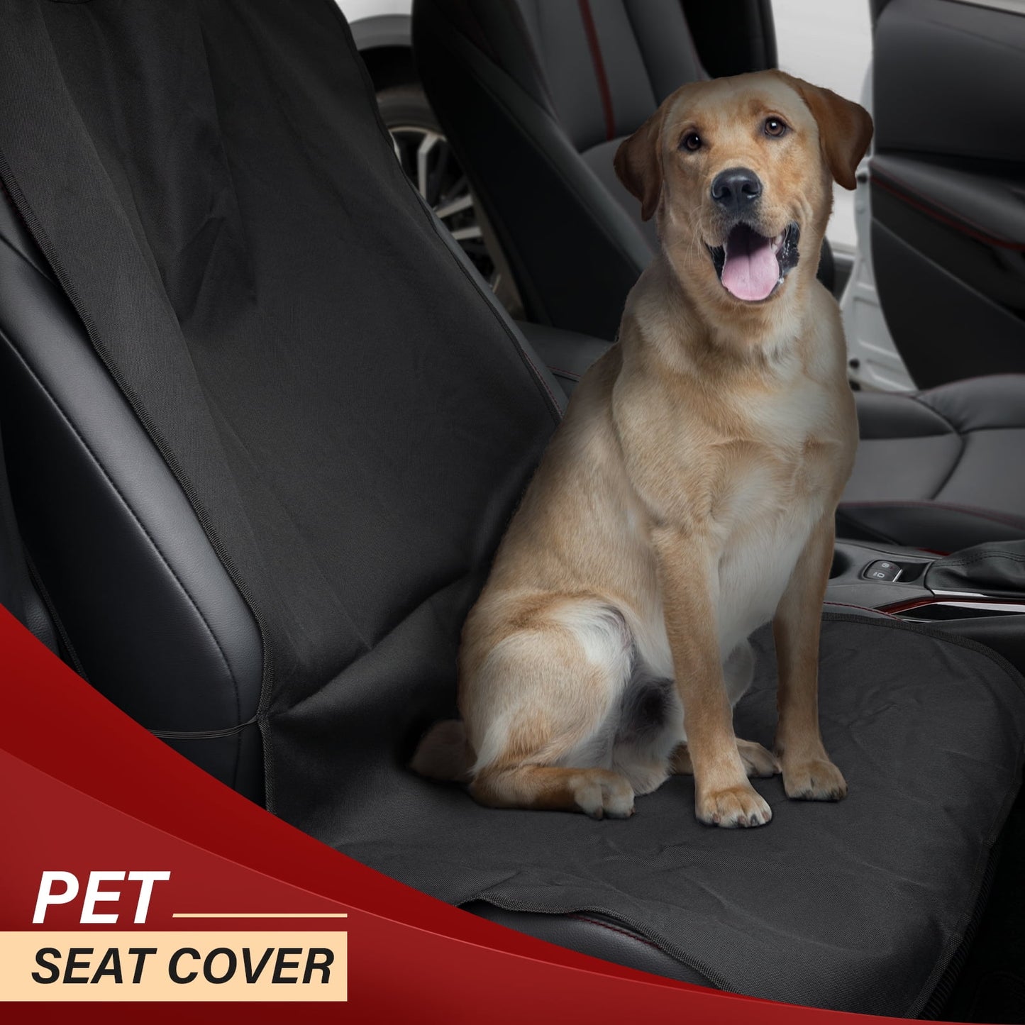 Waterproof Front Pet Dog Seat Cover Protector Cushion for Cars Suvs Non Slip Universal