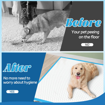 Puppy Pads Extra Large,30’’X36’’ ,30Count Pee Pads for Dogs ,XXL Disposable Potty Training Pads,Super Absorbent Dog Pee Pads,Wee Wee Pads for Doggies,Leak-Proof & Quick-Dry Pet Pads