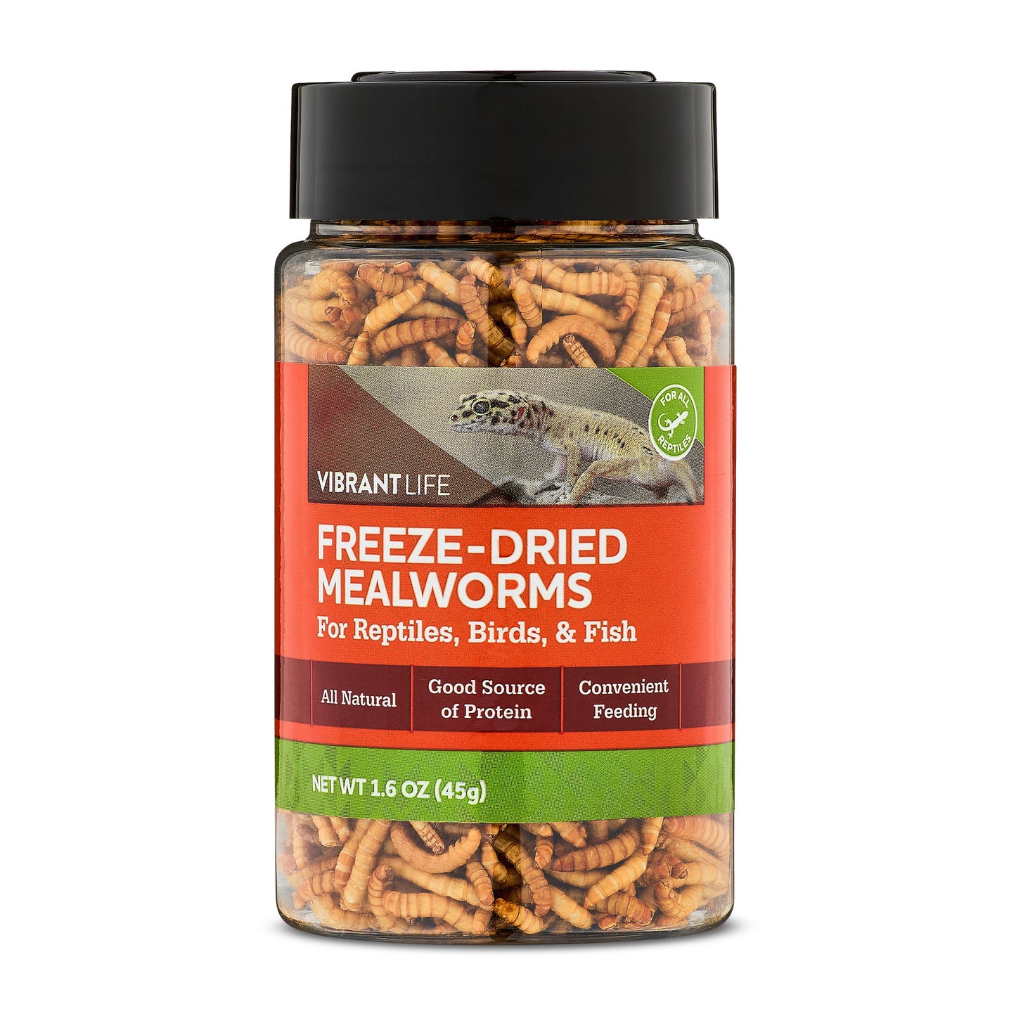 (2 Pack)  Freeze-Dried Mealworms, 1.6 Oz