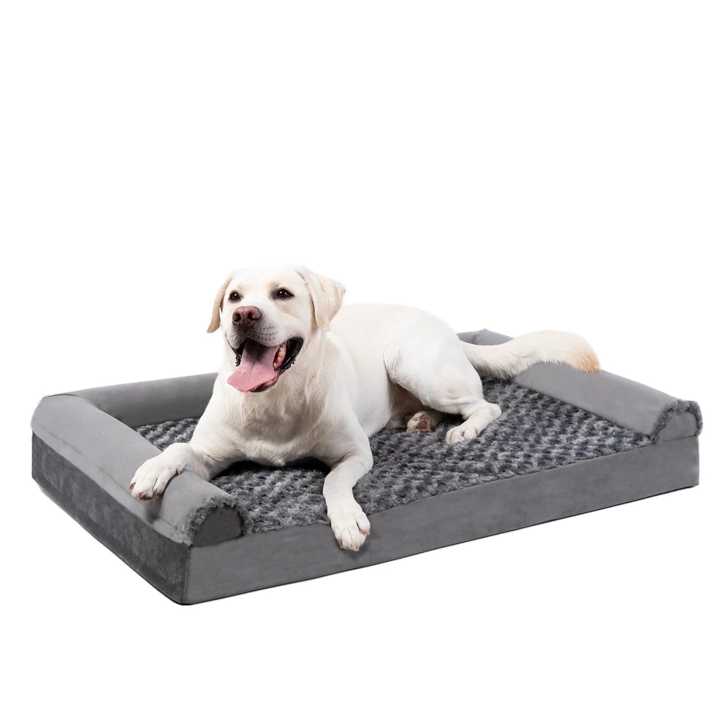 36" Orthopedic Pet Couch for Large Dogs Waterproof Dog Beds with Memory Foam and Washable Cover