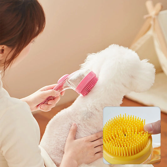 Pet Bath Brush 2025 New Dog Bath Brush Dog Scrubber for Bath Dog Wash Brush for Bathing Dog Grooming Massage Brush for Long Short Haired Dogs Cats Shower Soft Brush for Dogs Rabbit Nail Baby Soft Hair