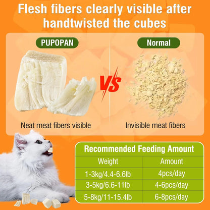 100G Freeze-Dried Chicken Cat & Dog Treats - Crunchy Chicken Snacks for Cats, Natural Pet Training Rewards