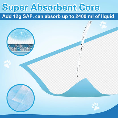 Puppy Pads Extra Large,30’’X36’’ ,30Count Pee Pads for Dogs ,XXL Disposable Potty Training Pads,Super Absorbent Dog Pee Pads,Wee Wee Pads for Doggies,Leak-Proof & Quick-Dry Pet Pads