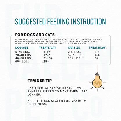 (3 Pack)  Co. Freeze Dried Raw Salmon Treats & Topper for Dogs and Cats - 1 Oz.