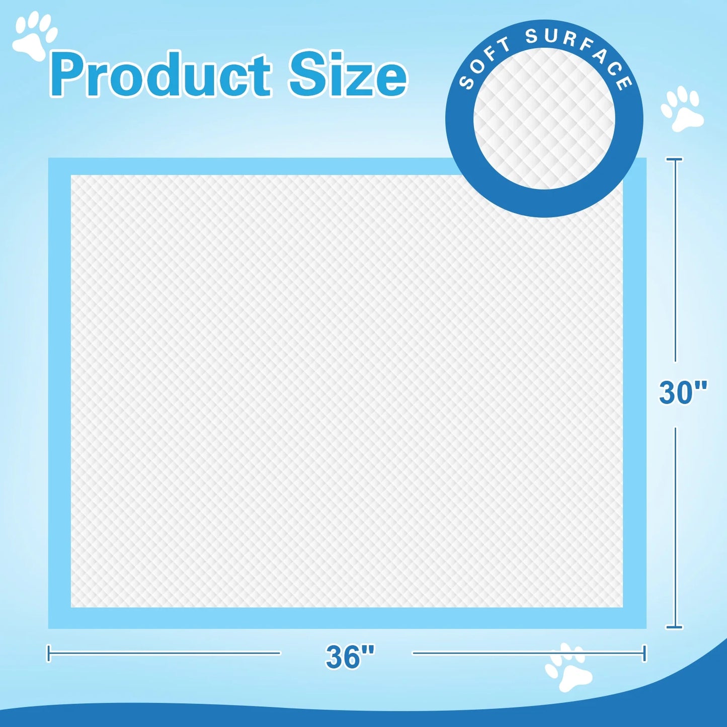 Puppy Pads Extra Large,30’’X36’’ ,30Count Pee Pads for Dogs ,XXL Disposable Potty Training Pads,Super Absorbent Dog Pee Pads,Wee Wee Pads for Doggies,Leak-Proof & Quick-Dry Pet Pads