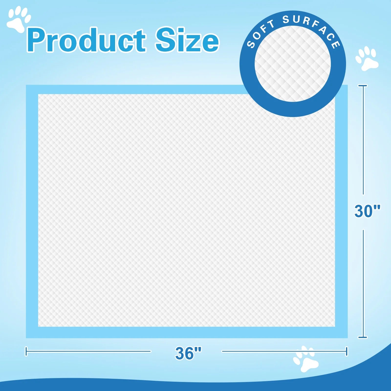 Puppy Pads Extra Large,30’’X36’’ ,30Count Pee Pads for Dogs ,XXL Disposable Potty Training Pads,Super Absorbent Dog Pee Pads,Wee Wee Pads for Doggies,Leak-Proof & Quick-Dry Pet Pads