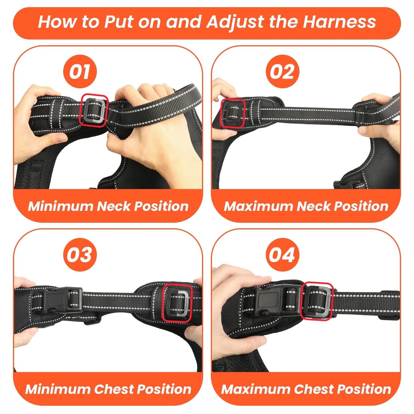 Reflective Dog Harness No Pull Dog Vest Harness with Handle, Breathable Padded Dog Chest Harness Adjustable for Small Dog-Pink