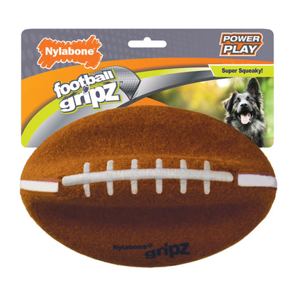 Power Play Dog Football Gripz Large/Giant - up to 50 Lbs. 8.5 Inch (1 Count)
