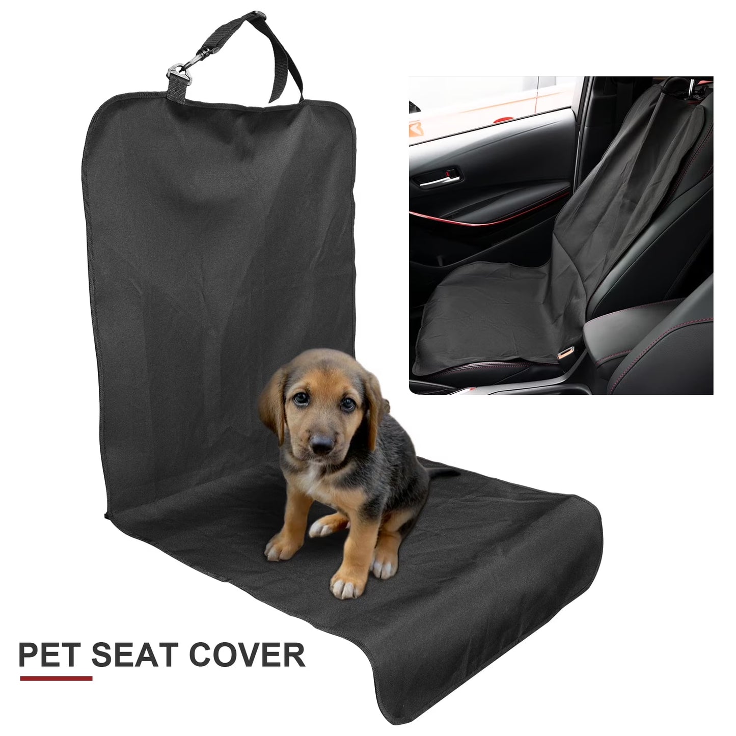 Waterproof Front Pet Dog Seat Cover Protector Cushion for Cars Suvs Non Slip Universal