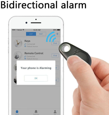 4 Pack Smart GPS Tracker Key Finder Locator Wireless anti Lost Alarm Sensor Device for Kids Dogs Car Wallet Pets Cats Motorcycles Luggage Smart Phone Selfie Shutter APP Control Compatible Ios Android